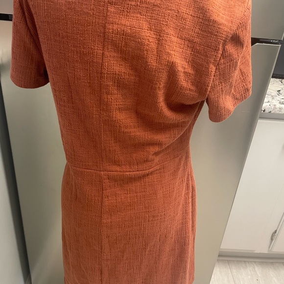 Madewell Texture & Thread Short-Sleeve Side-Tie Dress | Size Medium - Picture 8 of 16